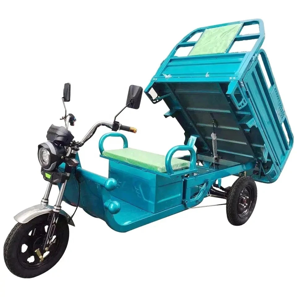New Green Energy Electric Tricycles Cargo Tricycle Scooter 1000kg/1500kg With Solar Panel EEC COC