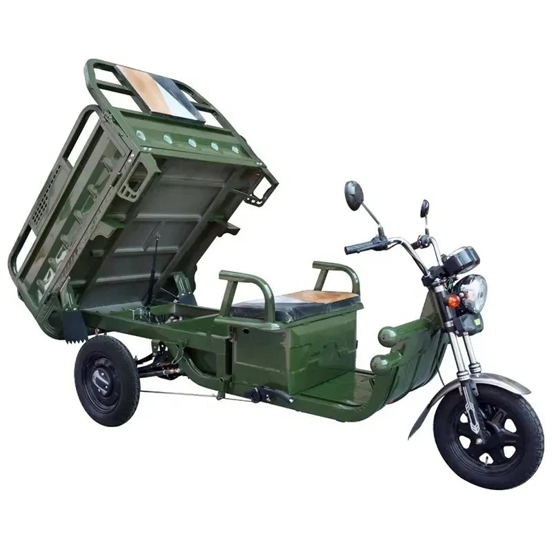 New Green Energy Electric Tricycles Cargo Tricycle Scooter 1000kg/1500kg With Solar Panel EEC COC
