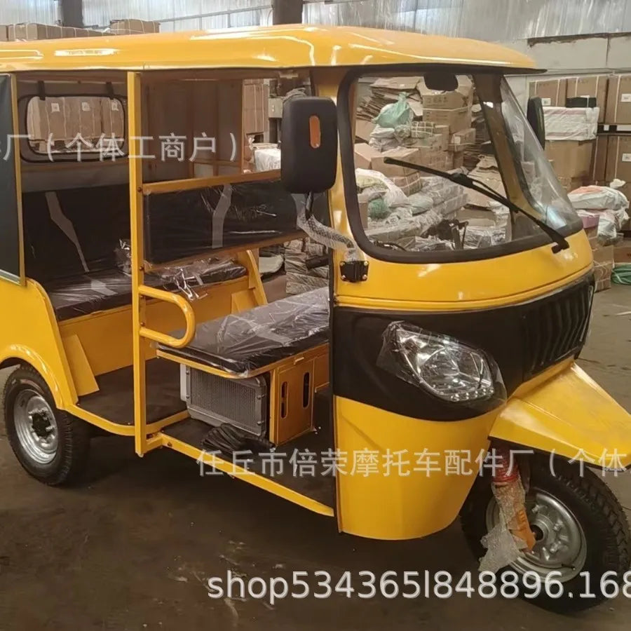 Factory direct sales, hot-selling TVS double-row seat 175CC water-cooled engine soliciting tricycle tuk tuk tuk